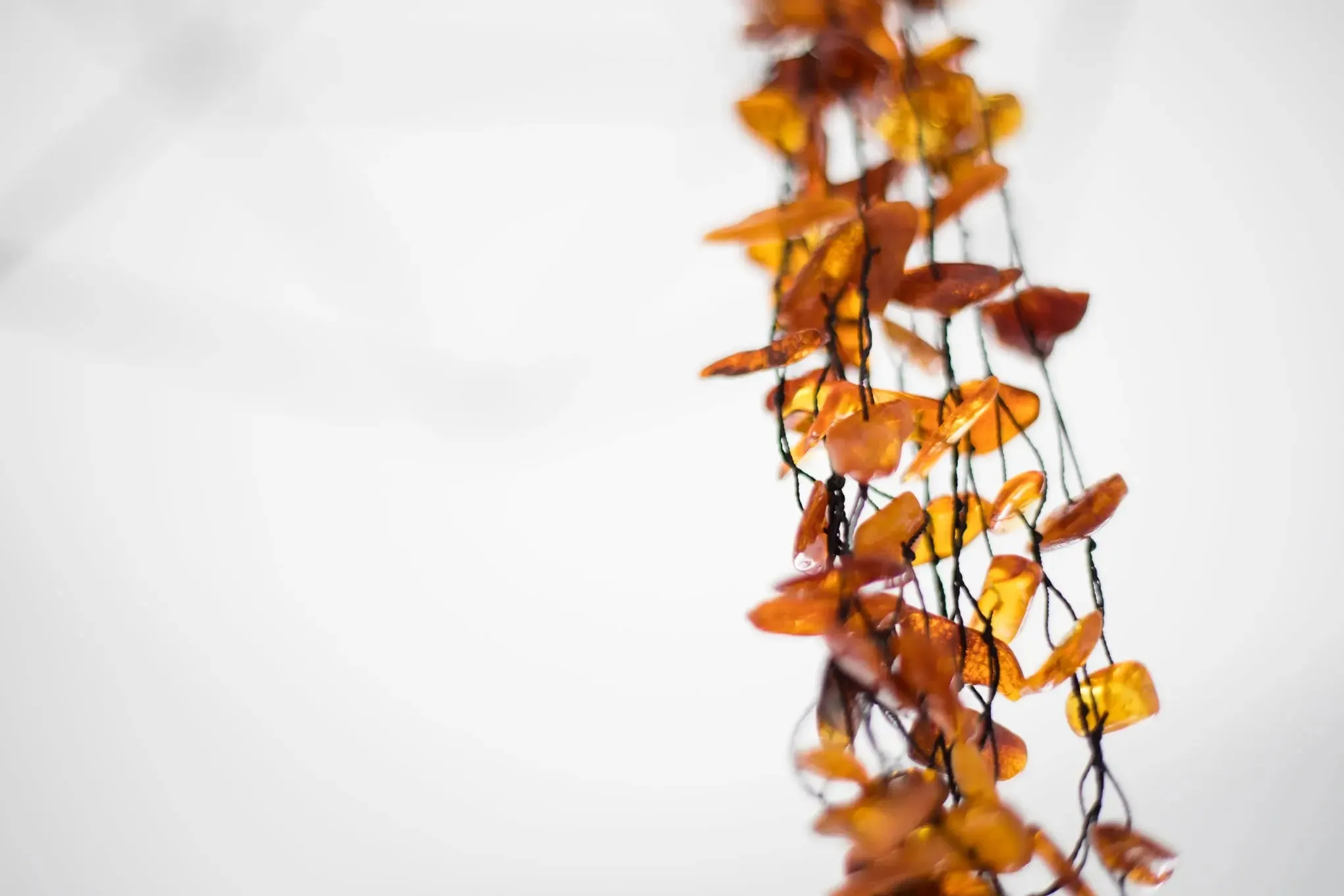 Multi Strand RAW Amber Necklace