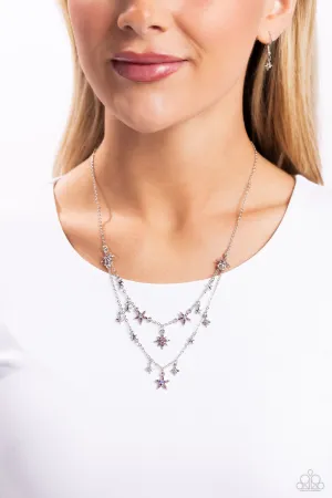 Necklace Raising the STAR - Purple