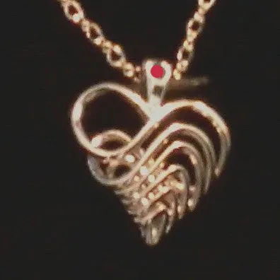 Necklace – Sterling Silver "Infinity Heart" Pendant