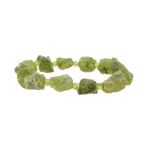 Peridot Raw with Polished 4mm