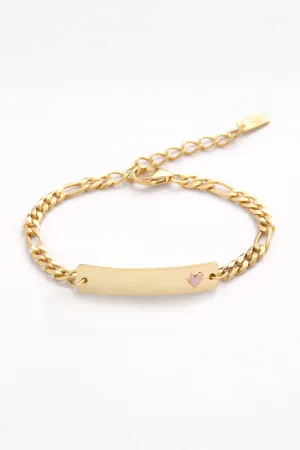 Pink Darling Bracelet -  Gold