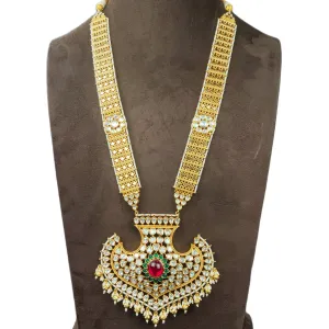 Polki Long Necklace Set By Asp Fashion Jewellery