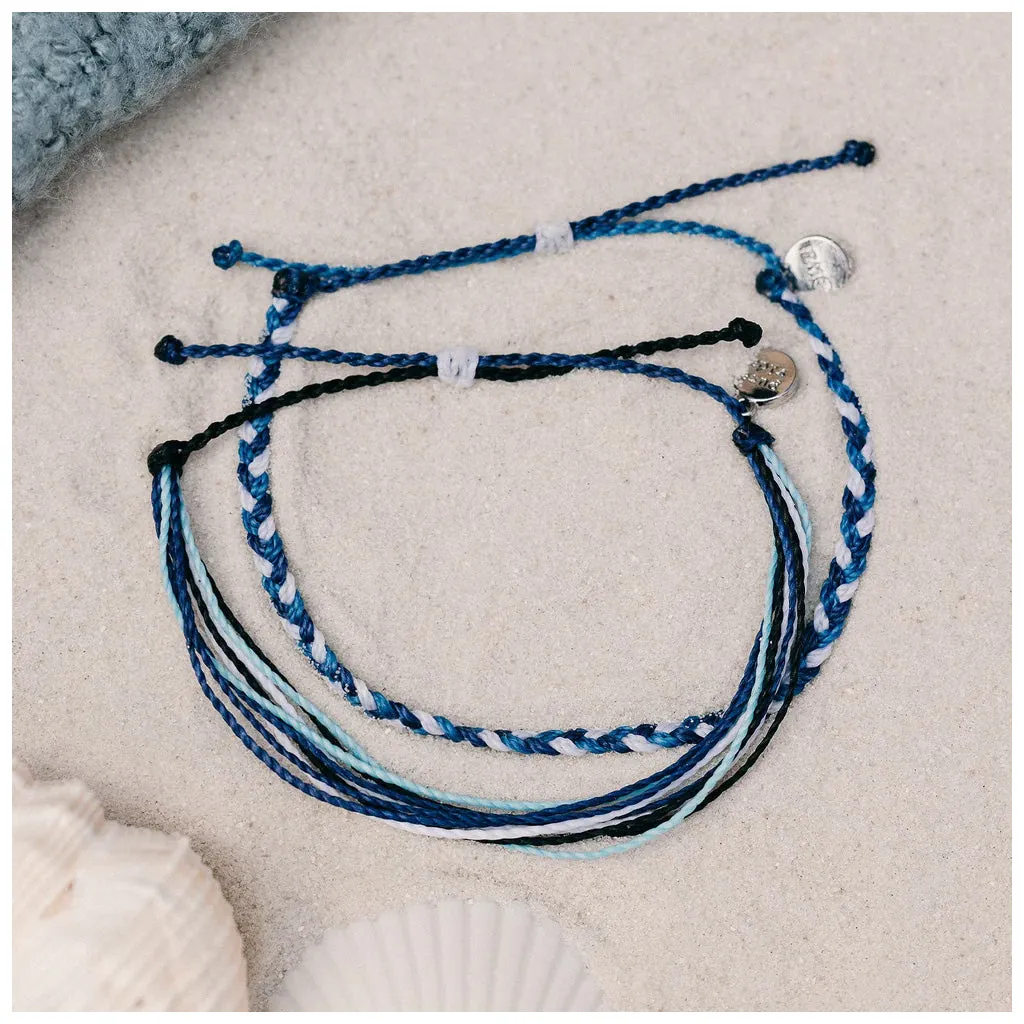 Pura Vida World Surf League Mini Braided Bracelet - Surf