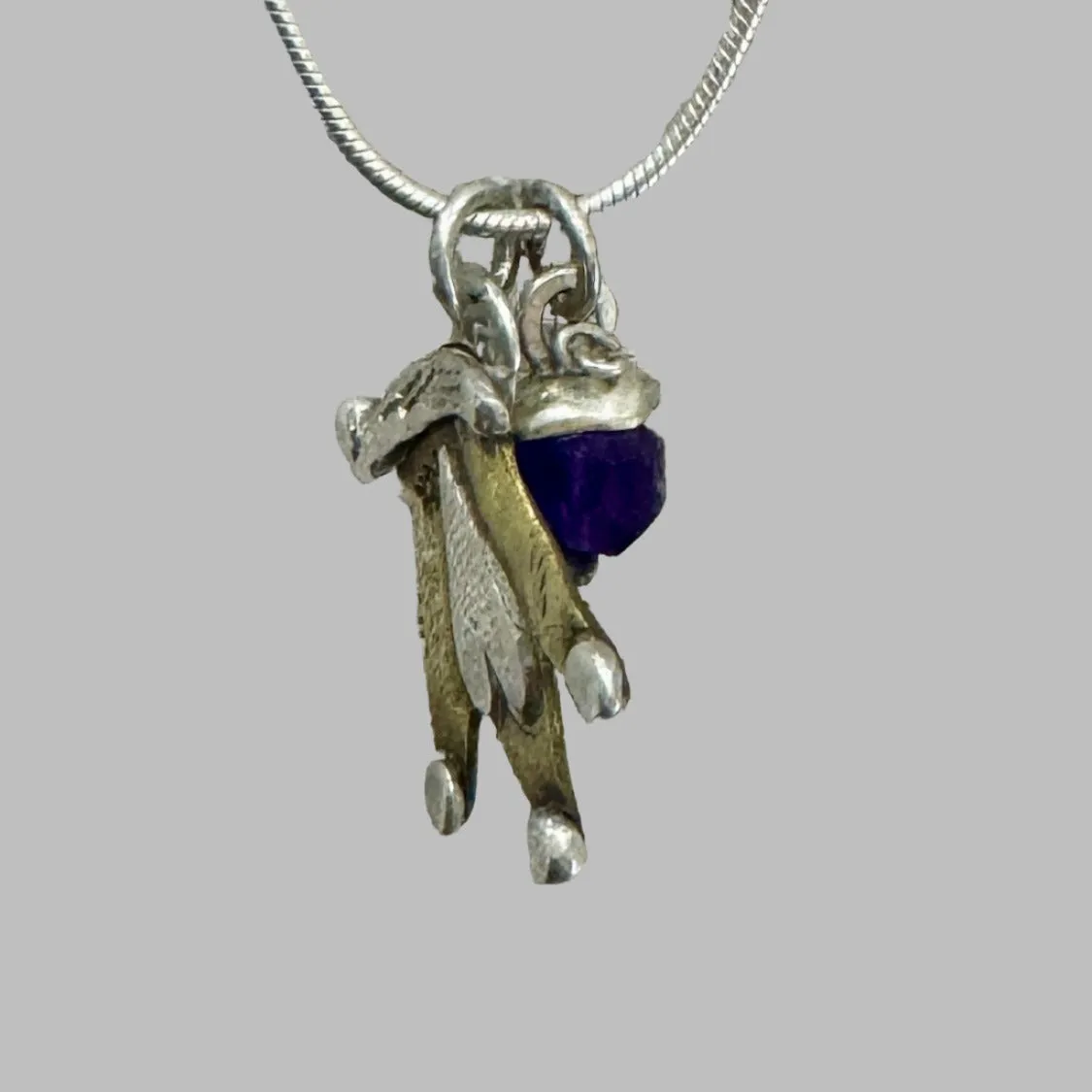 Purple rain necklace