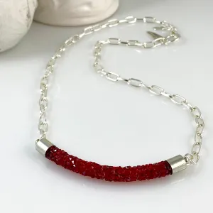 "Crystal Candy" (Ruby) Necklace