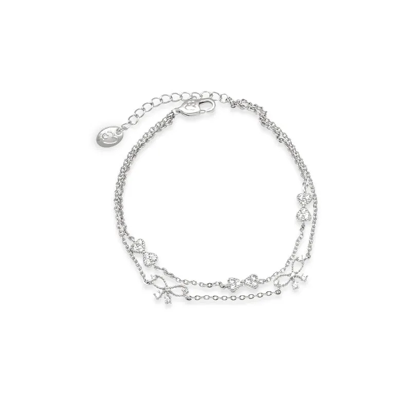 Ribbon Cubic Zirconia Bracelet