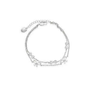 Ribbon Cubic Zirconia Bracelet