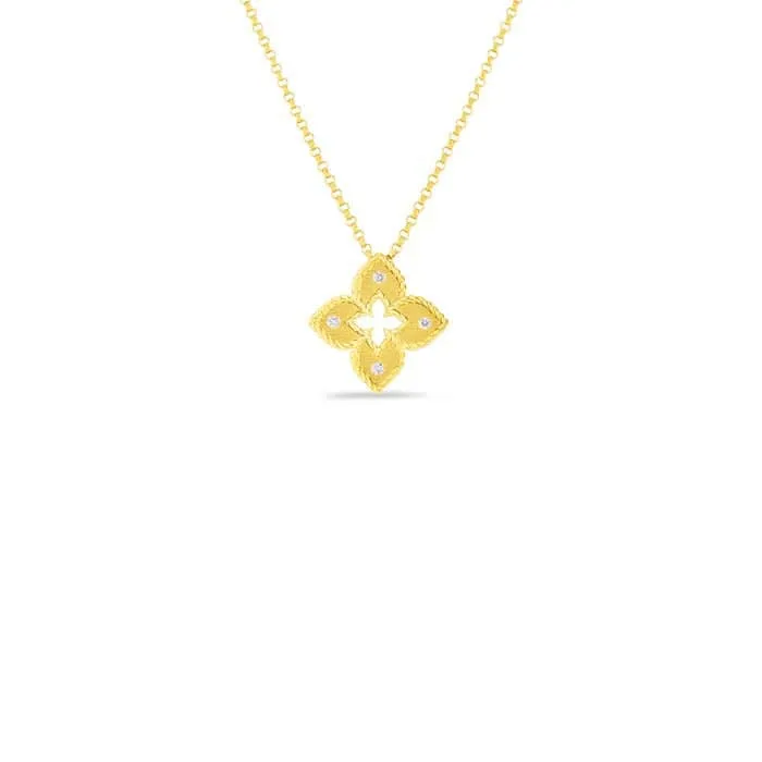 Roberto Coin Petite Venetian Princess Necklace in 18K Yellow Gold