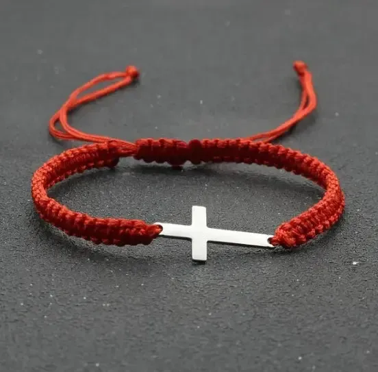 Rope Cross Bracelet