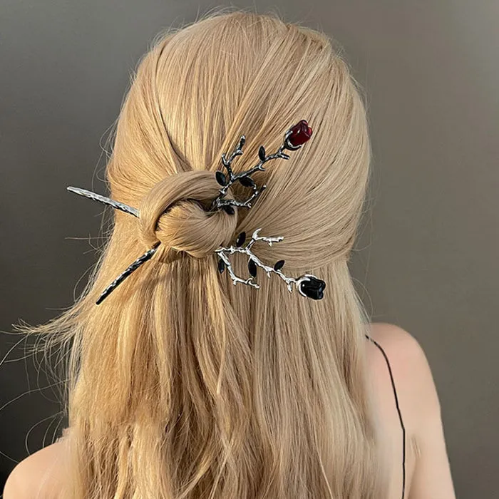 Rose Hairpin Clip