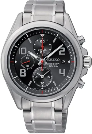 Seiko Titanium Chronograph Men's Watch SNDE61P1