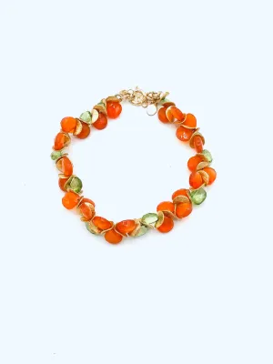 Signature Carnelian/Peridot Bracelet