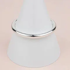 Silver Wide Bangle**