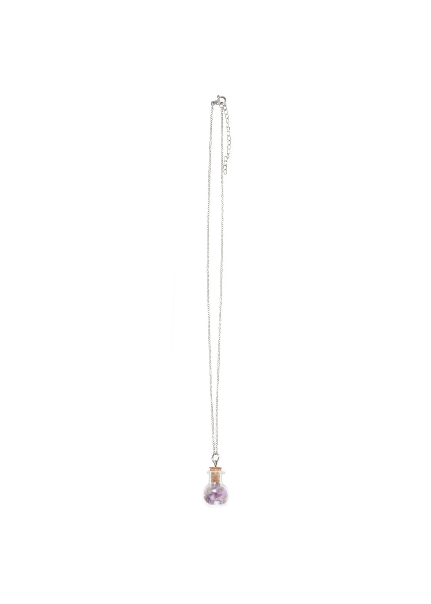 Something Different - Calming Potion Amethyst Crystal Chip Necklace