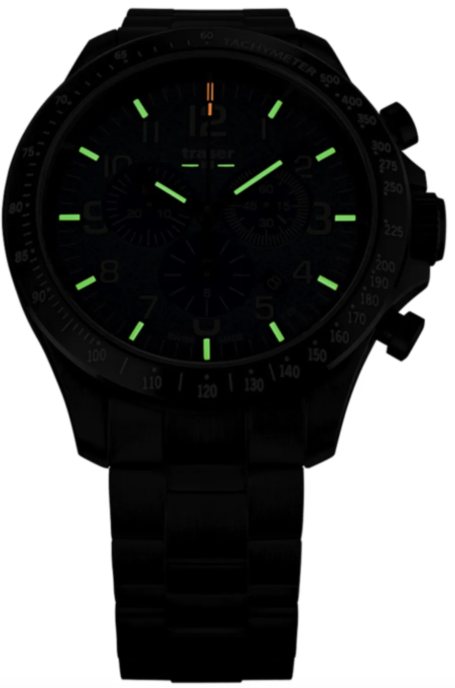 TH3 Watch P67 OffICr Pro Chrono Black PVD Bracelet