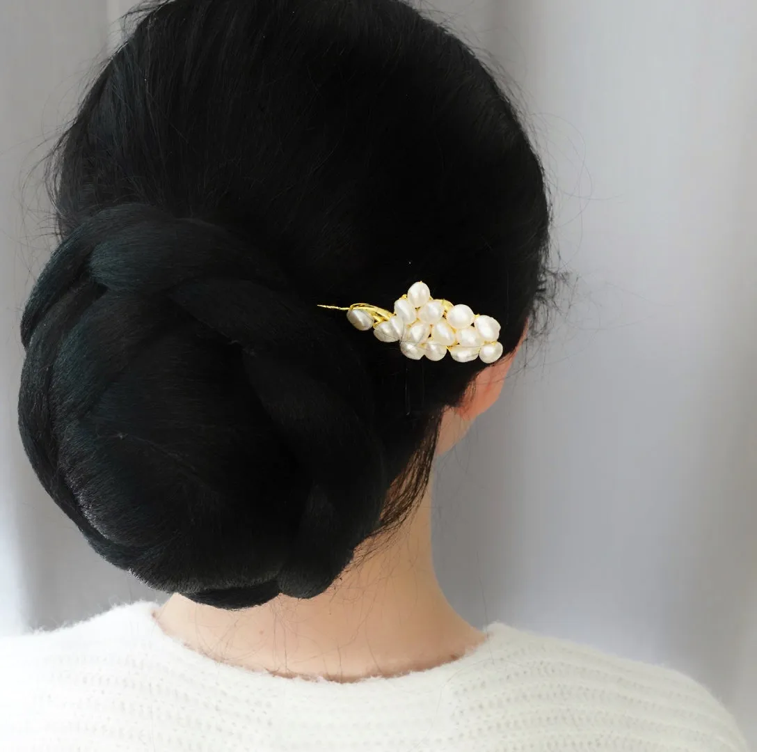 The Cloud Baroque Pearl Hairpin