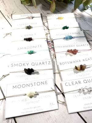 Tiny Crystal Bracelets - Chip Crystal