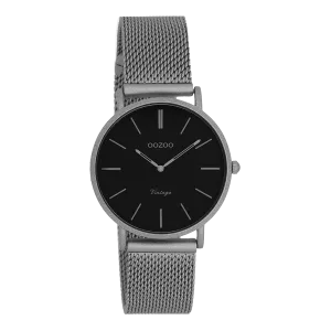 Titanium OOZOO watch with titanium metal mesh bracelet - C9931