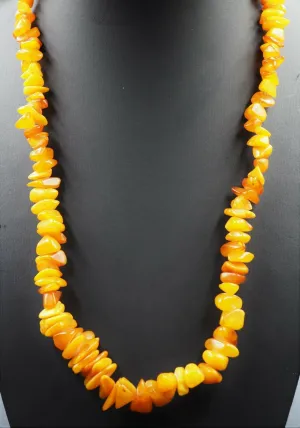 Vintage Butterscotch Amber Strand Necklace