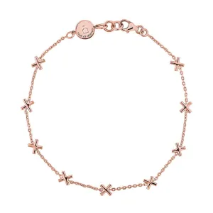 X Bracelet - Pinkgold